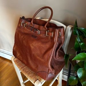 VINTAGE RALPH LAUREN POLO LEATHER WEEKENDER